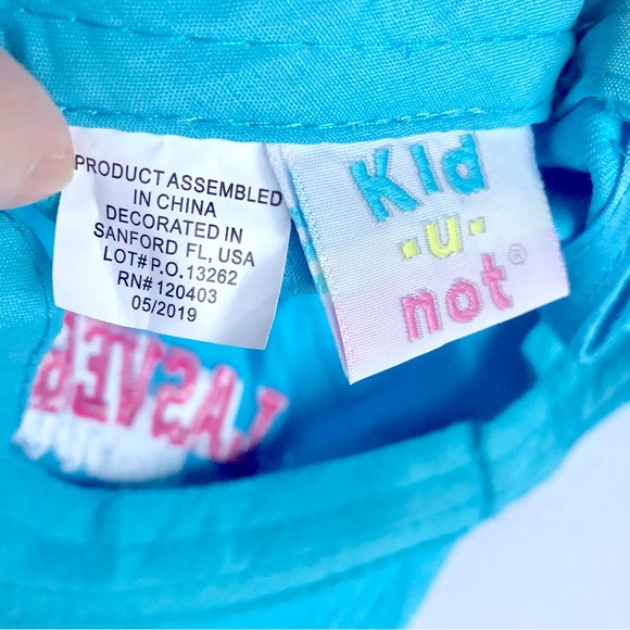 NEW LAS VEGAS NEVADA Hat Blue Girl’s Youth OSFA - Picture 3 of 14